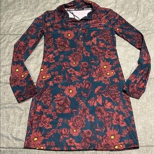 Zara long sleeve midi dress